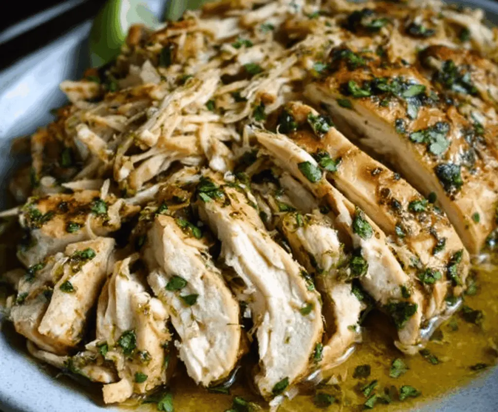 Easy Crock Pot Cilantro Lime Chicken Recipe