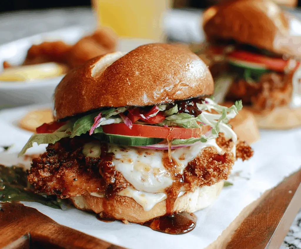 Delicious Honey Dijon Chicken Sandwich