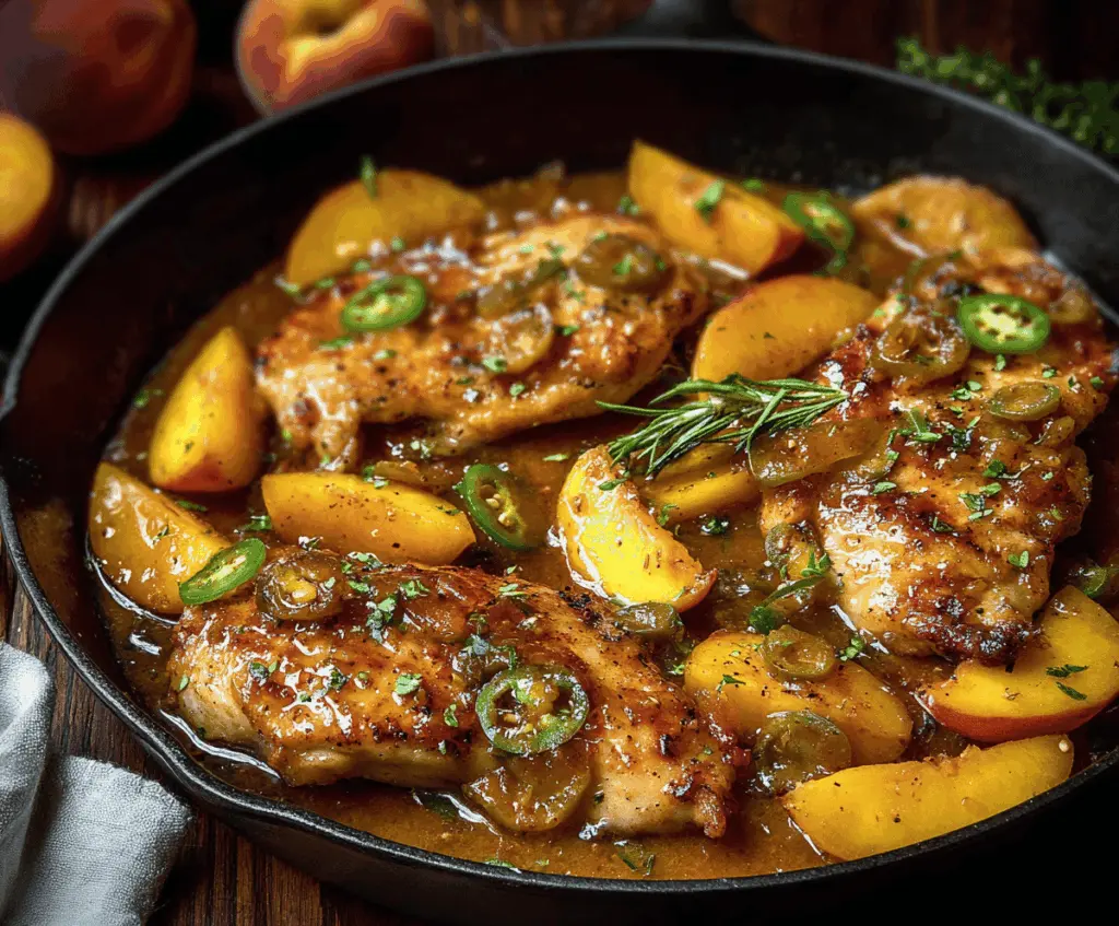 Jalapeno Peach Chicken Recipe