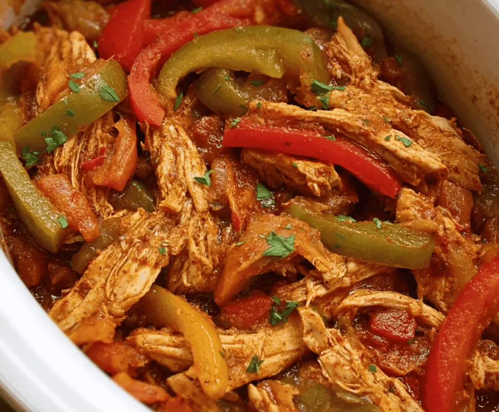 Crock Pot Chicken Fajitas