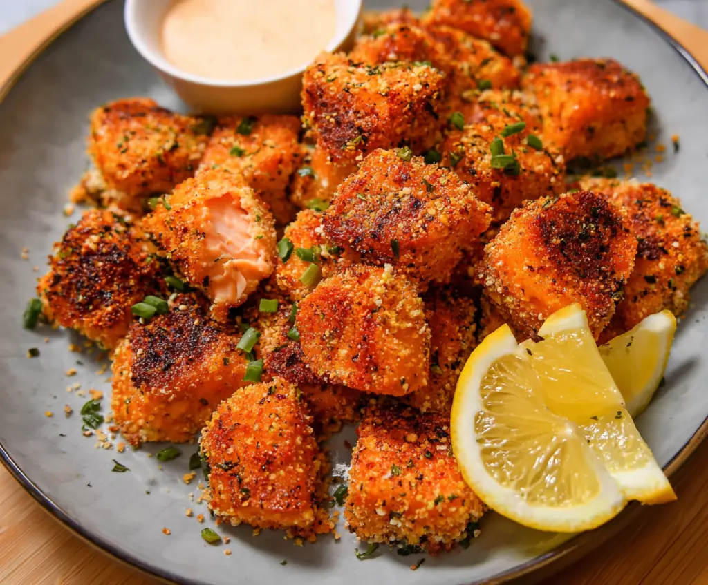 Air Fryer Salmon Bites