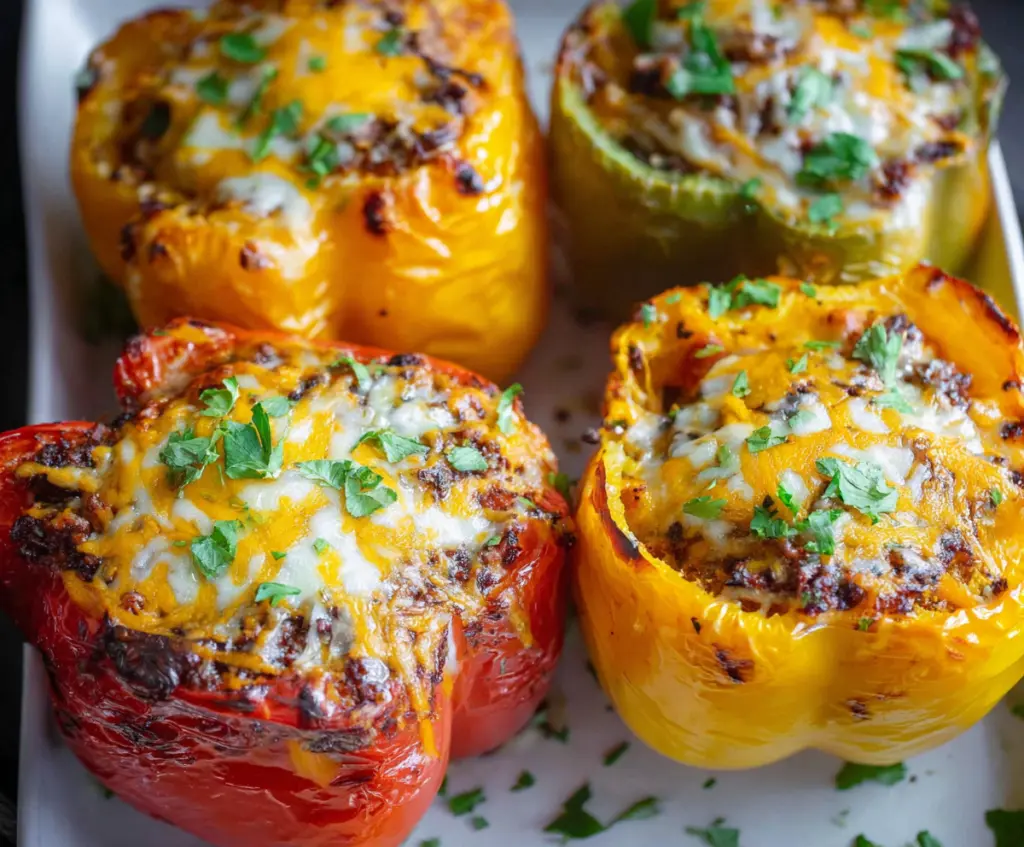 Air Fryer Stuffed Bell Peppers