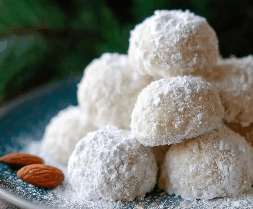 Almond Snowball Cookies