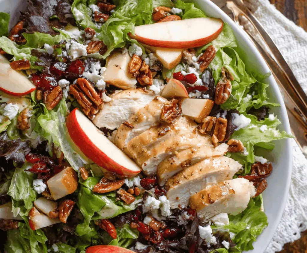 Apple pecan chicken salad