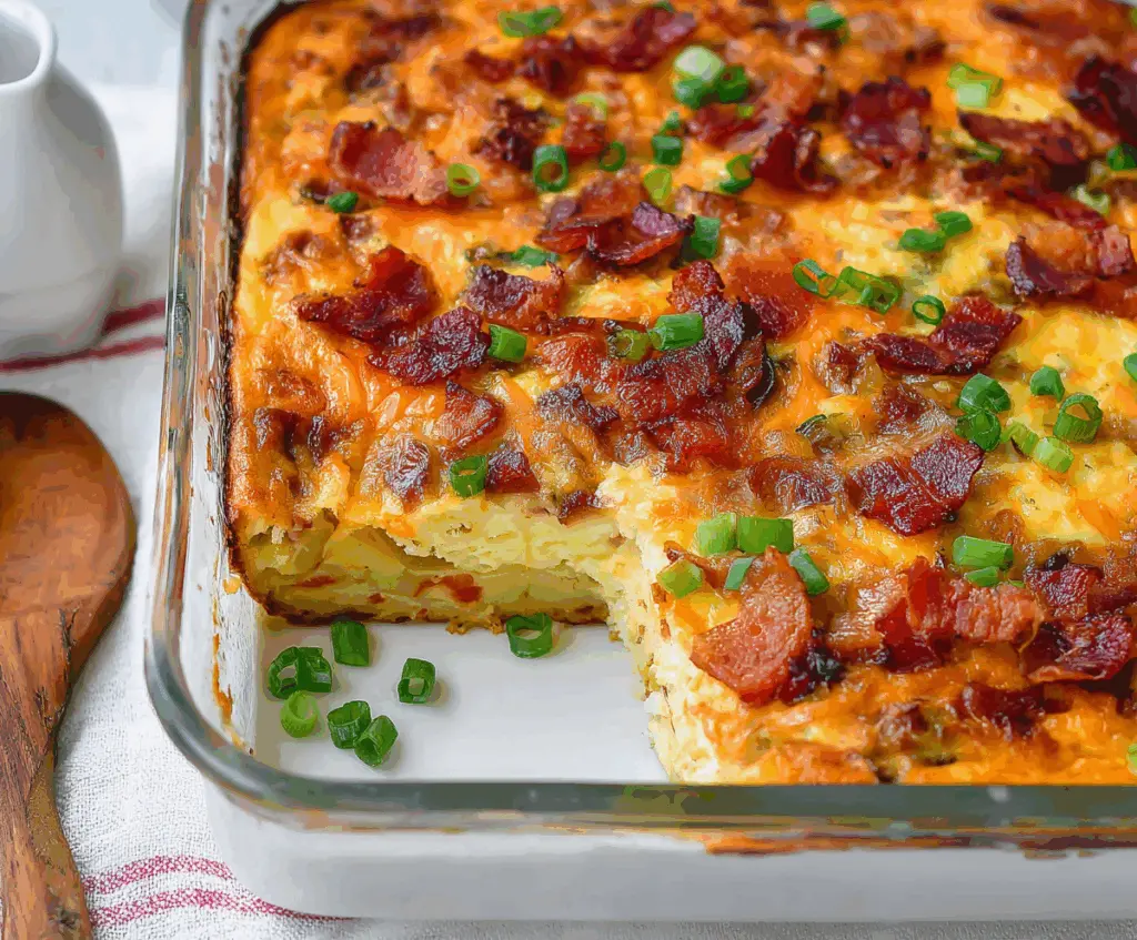 Bacon Potato Egg Breakfast Casserole