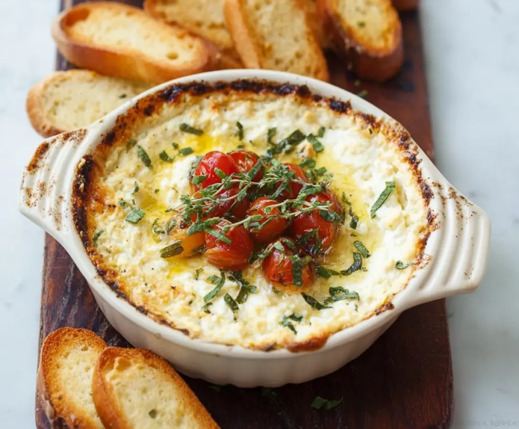 Baked Goat Cheese Dip