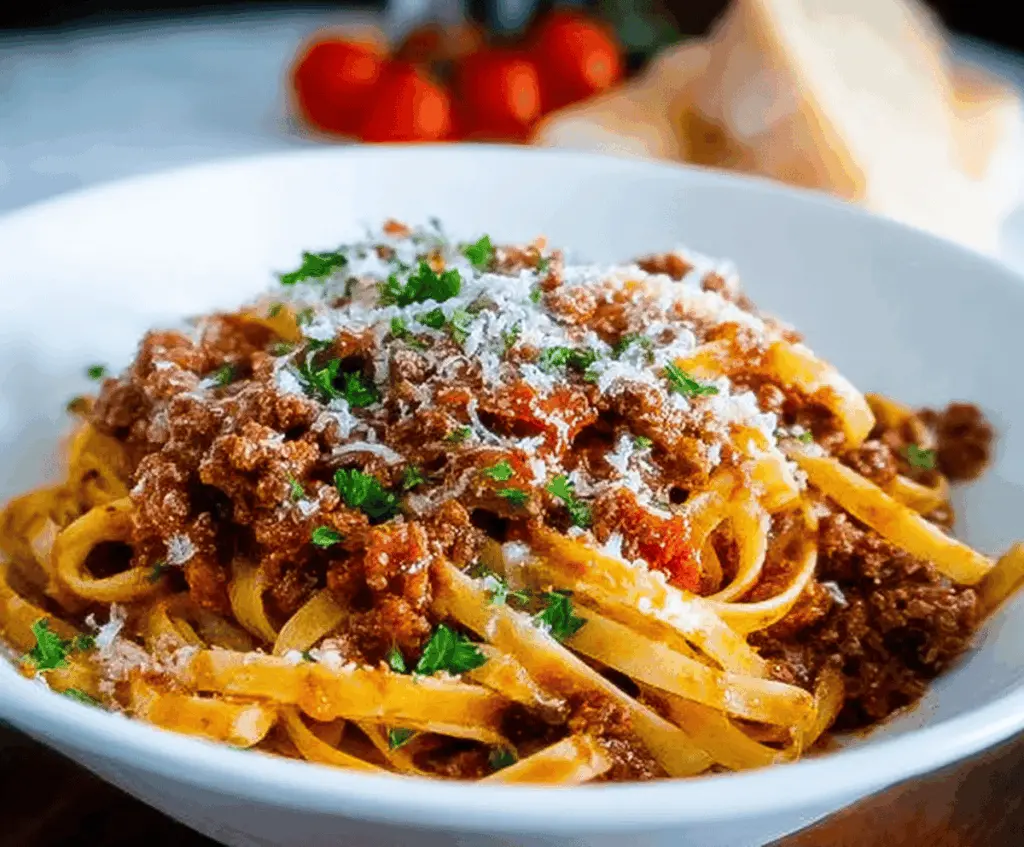 Beef bolognese recipe