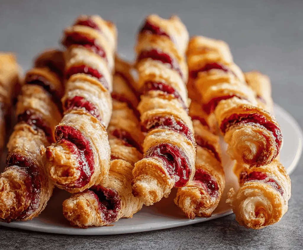 Berry Puff Twists