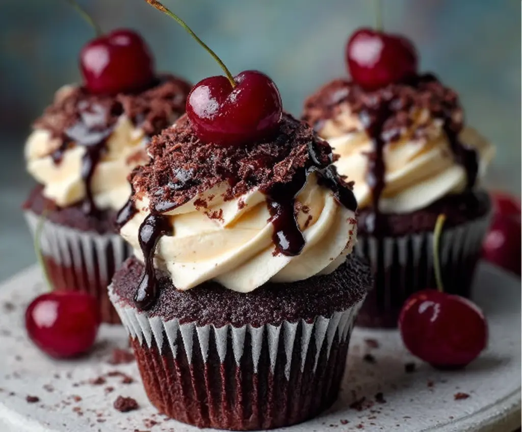 Black Forest Cupcakes
