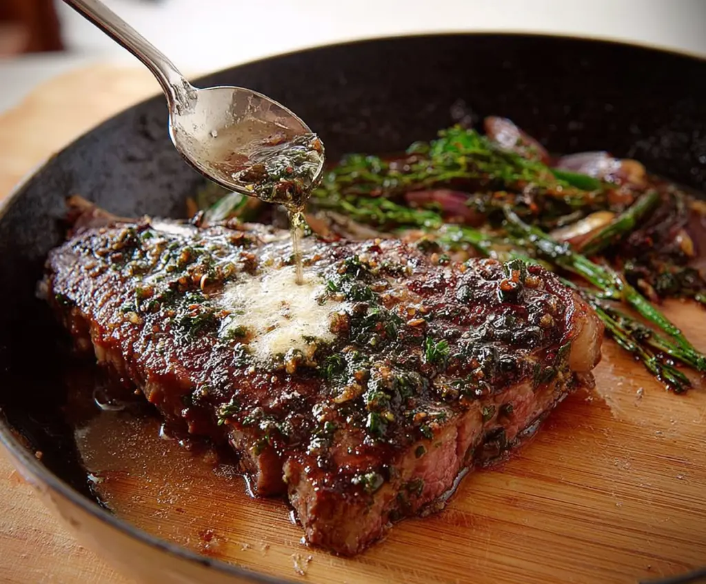 Brown Butter–Basted Steak