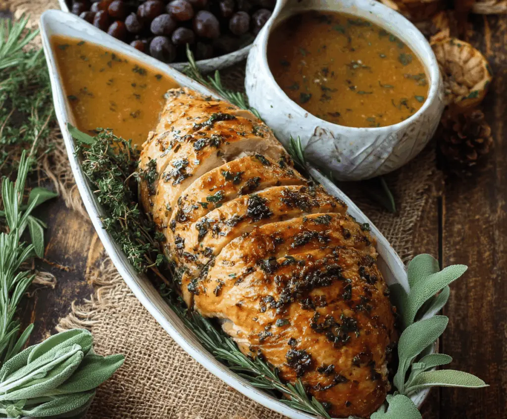 Brown Butter Herb Turkey Gravy