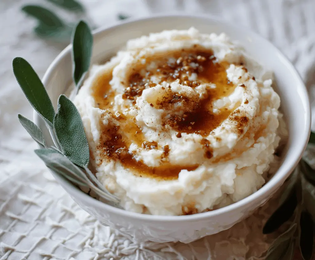 Brown Butter Mashed Potatoes for Thanksgiving Dinner