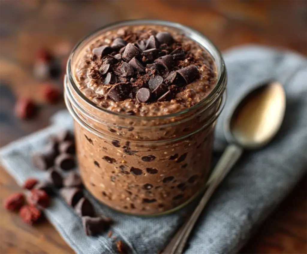 Brownie Batter Overnight Oats