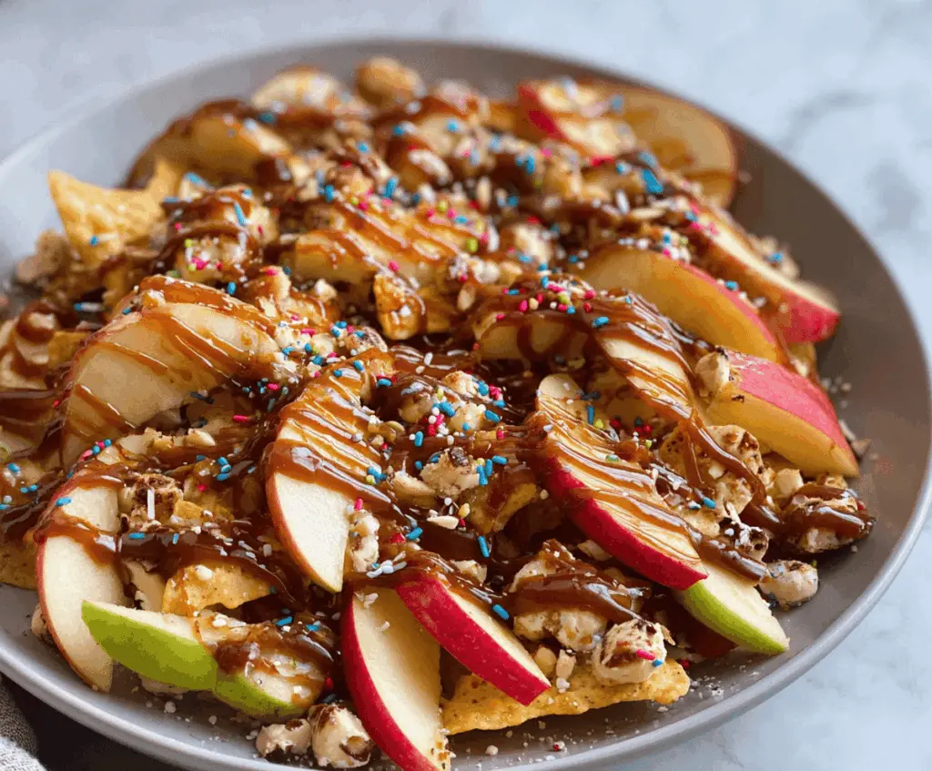 Caramel Apple Nachos
