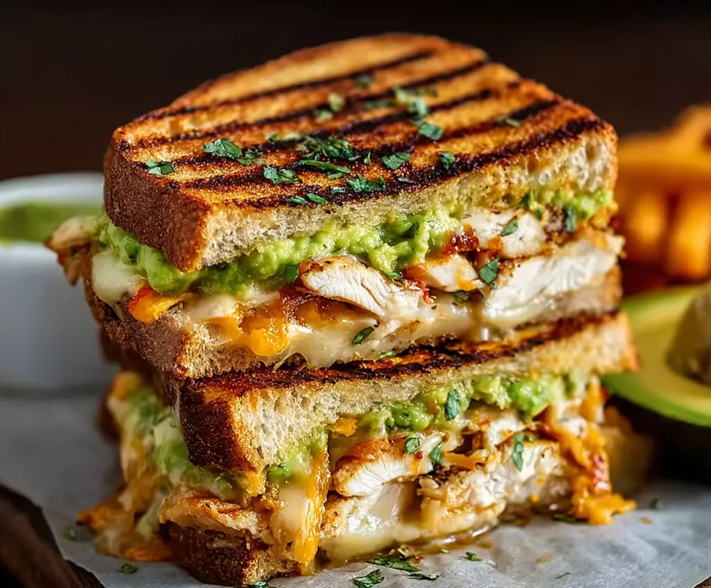 Chicken Avocado Melt Sandwich