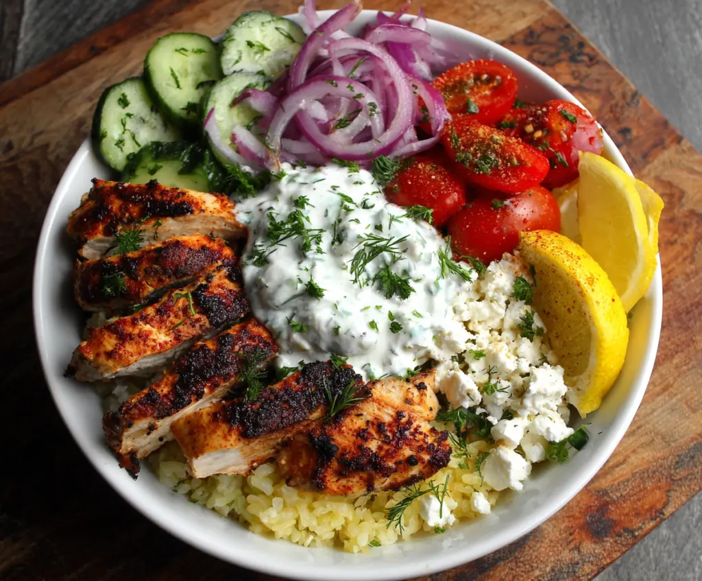 Chicken Tzatziki Bowl