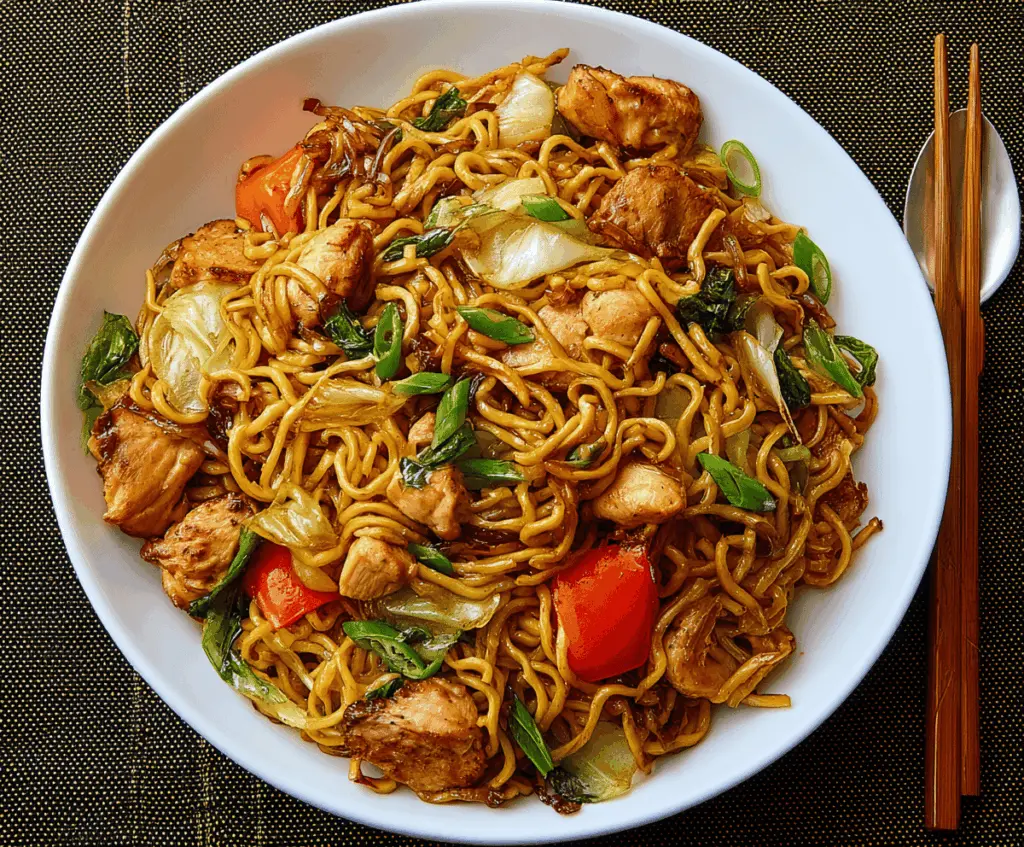 Chicken Yakisoba