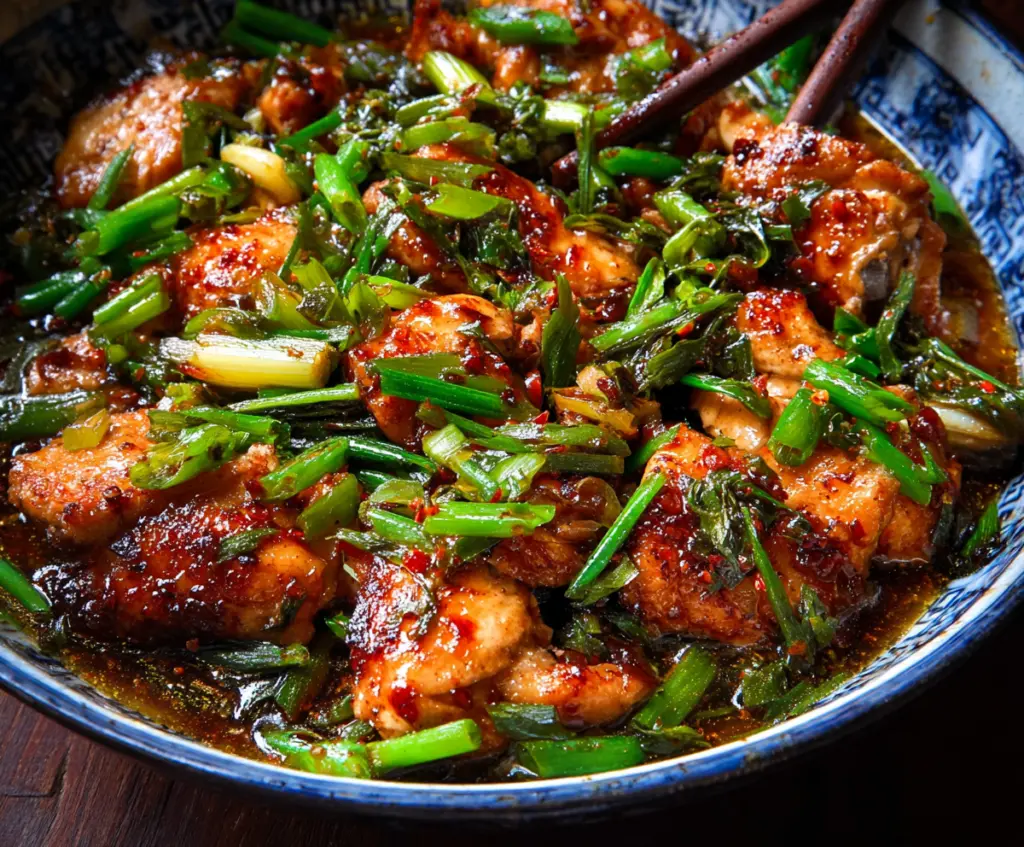 Chinese Scallion Chicken