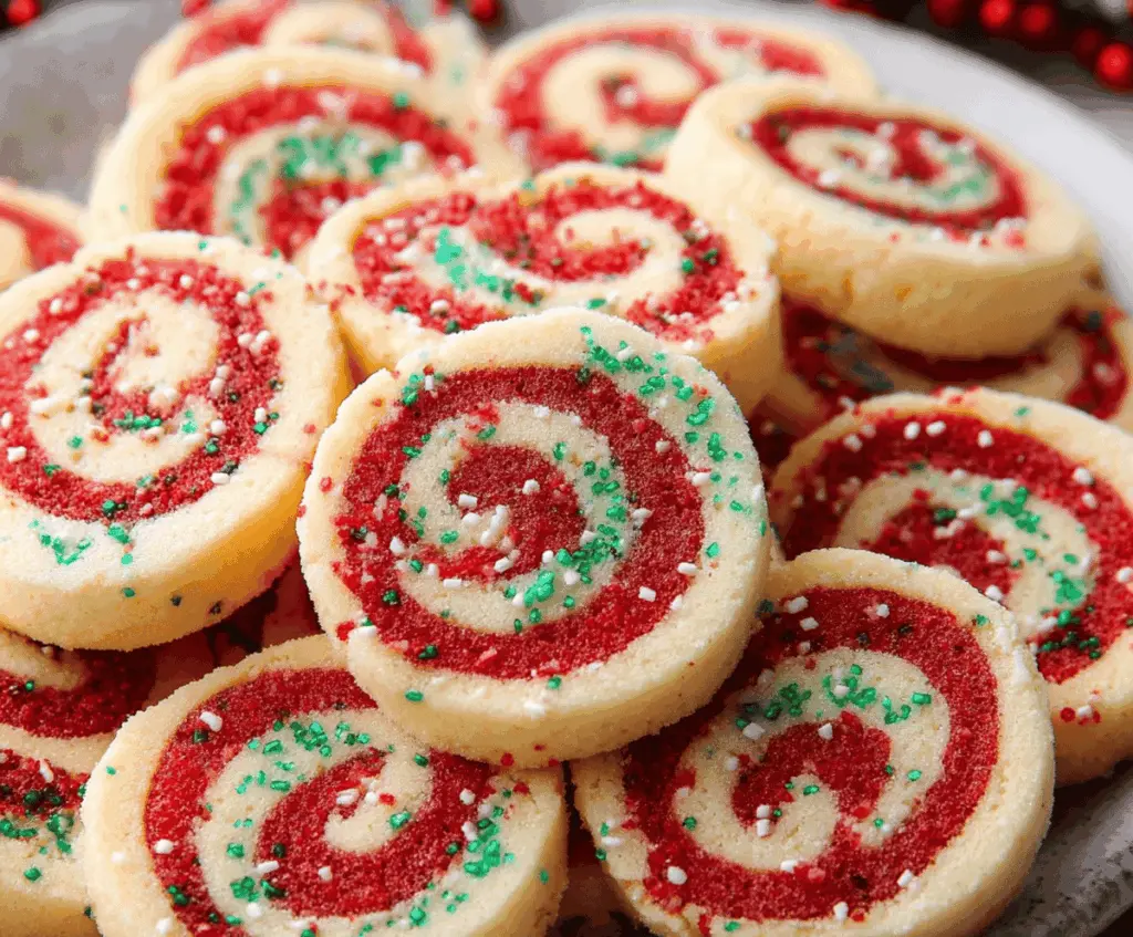 Christmas Pinwheel Cookies
