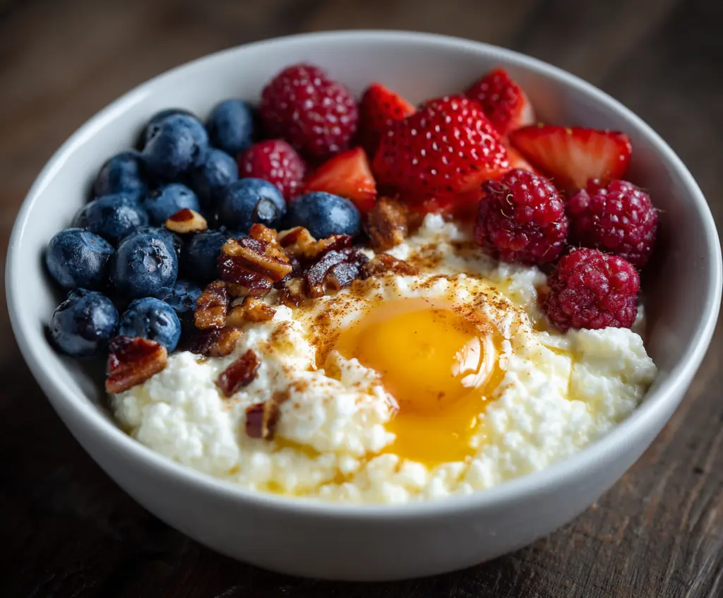 Cottage Cheese Breakfast Bowl