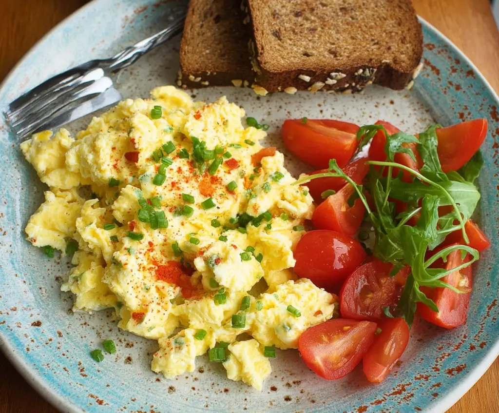 Cottage Cheese Scrambled Eggs