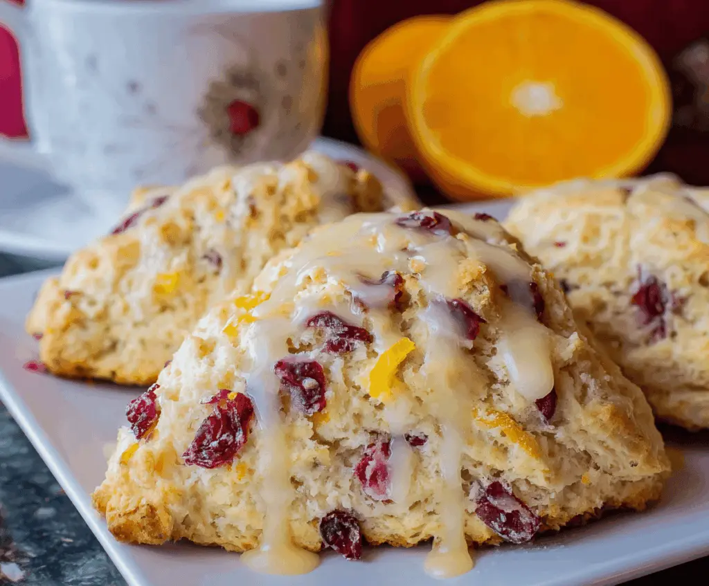 Cranberry Orange Scones