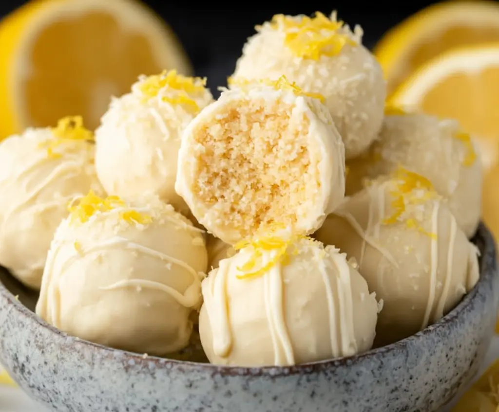 Creamy Lemon Truffles