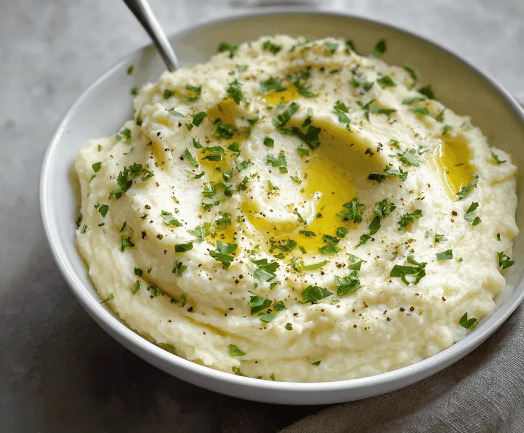 Creamy Mashed Cauliflower