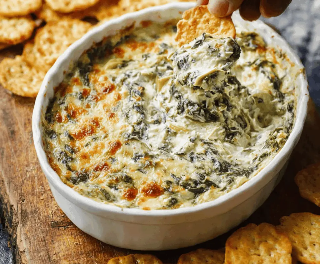 Creamy Spinach Artichoke Dip, Holiday Hit