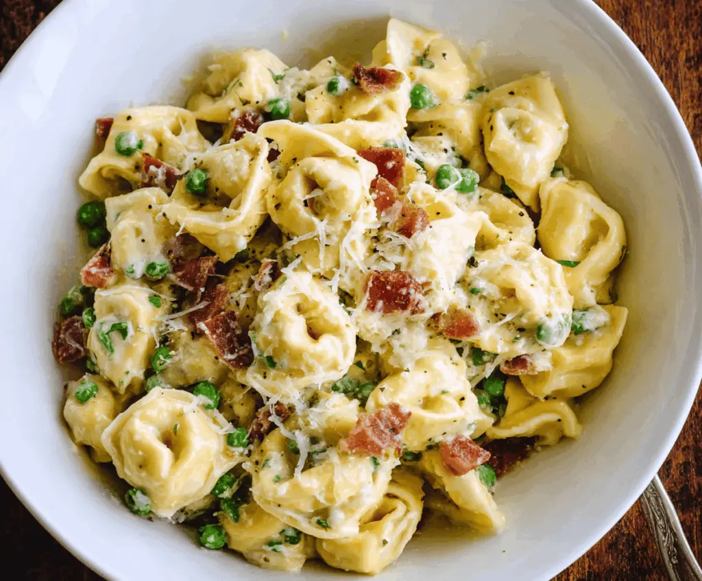 Creamy Tortellini Carbonara