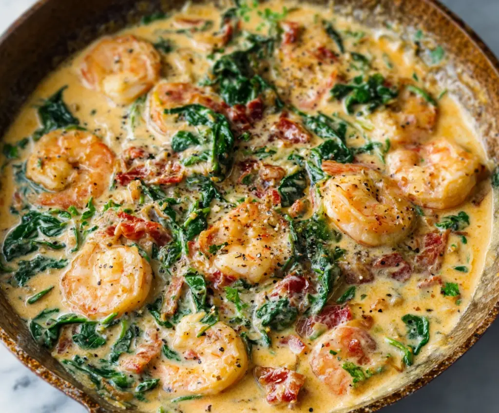 Creamy Tuscan Shrimp