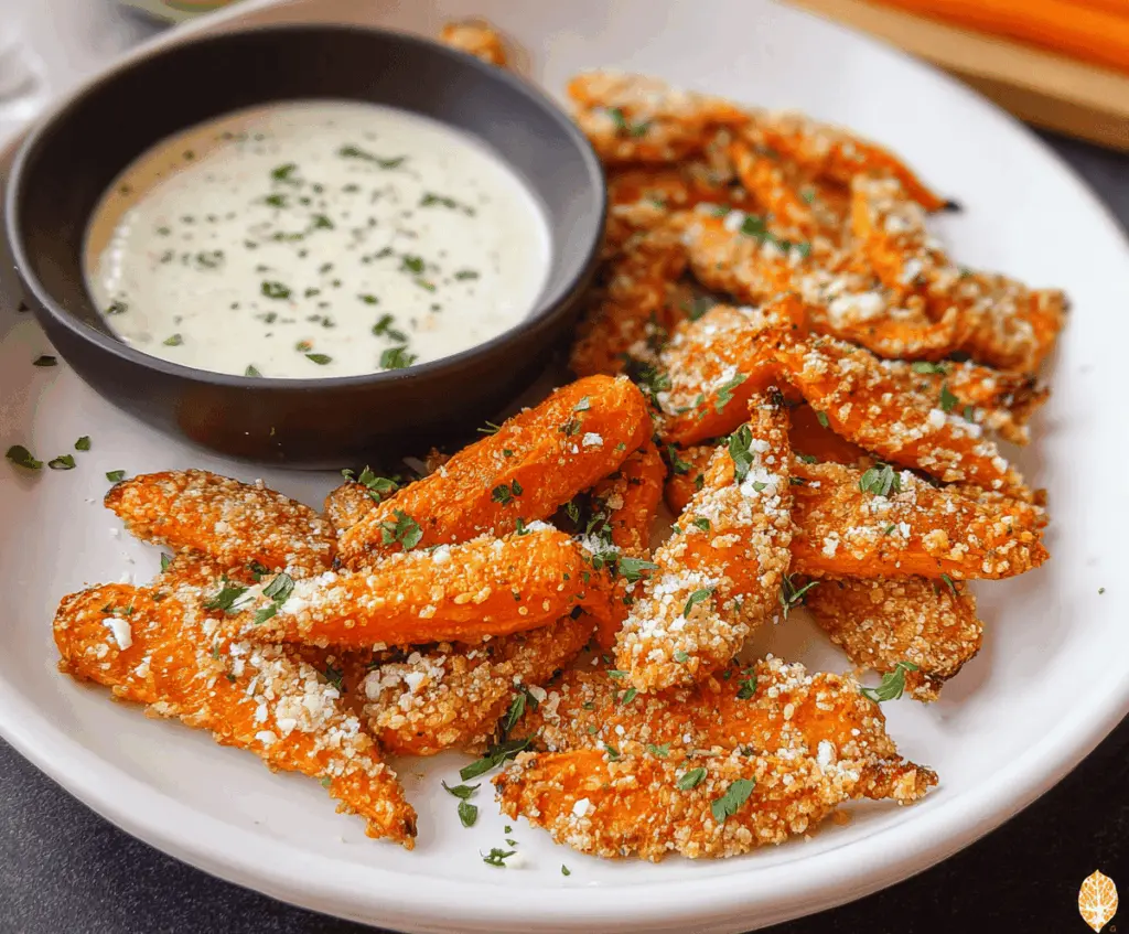 Crispy Parmesan Ranch Smashed Carrots at Home