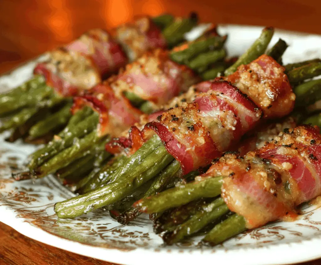 Easy Bacon-Wrapped Green Bean Bundles