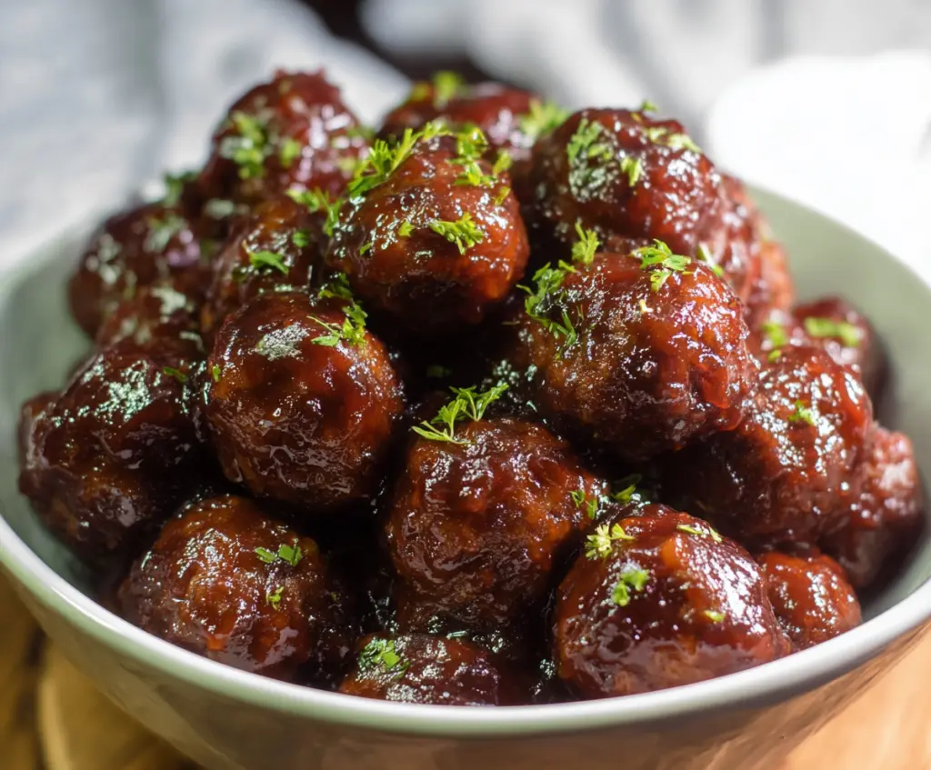 Grape Jelly Meatballs