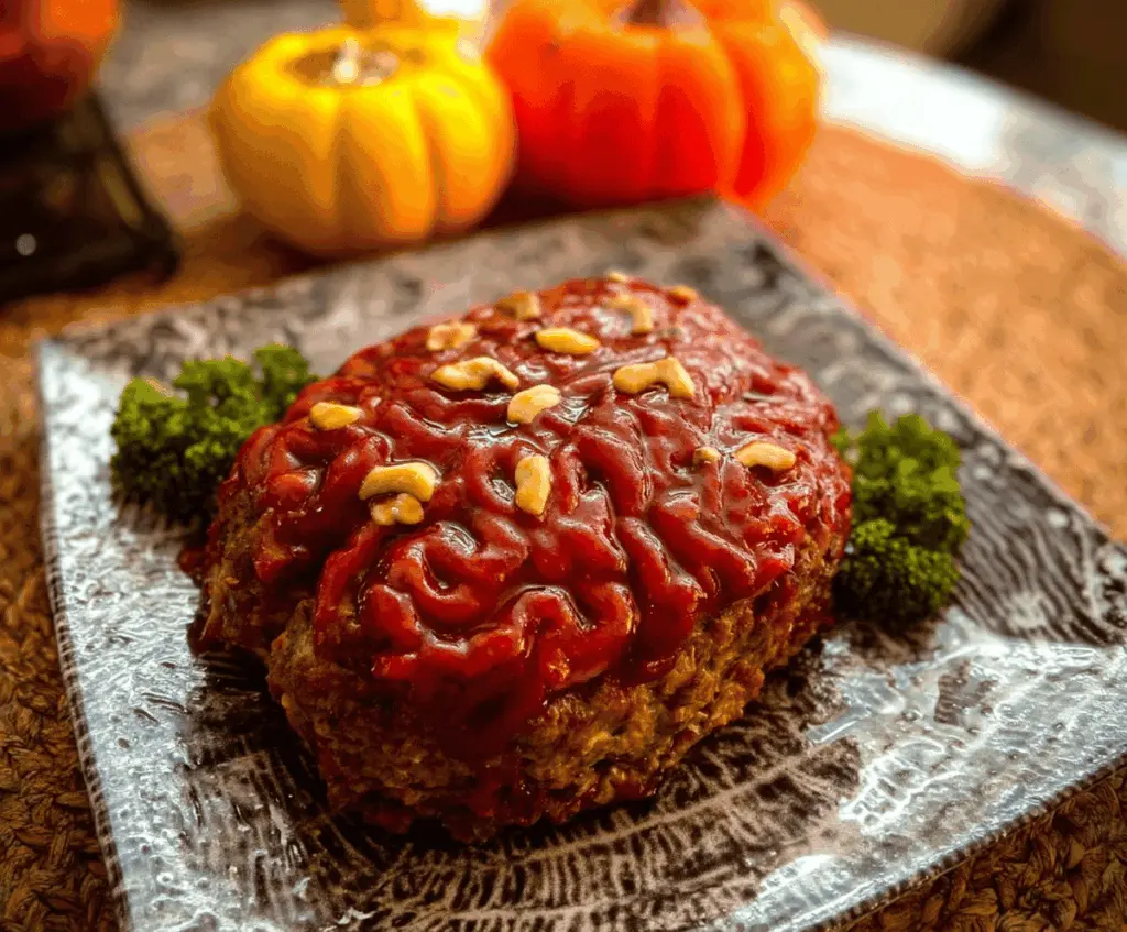 Halloween Brain Meatloaf