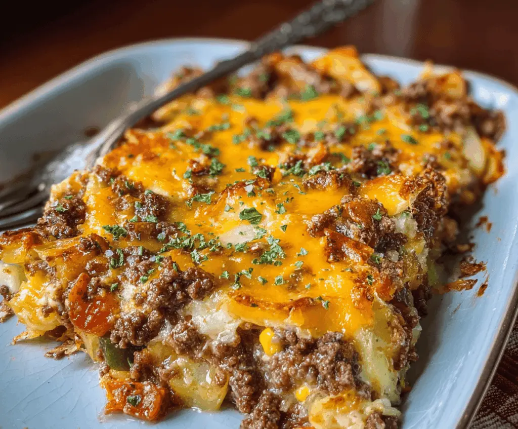 Hobo Casserole with Ground Beef