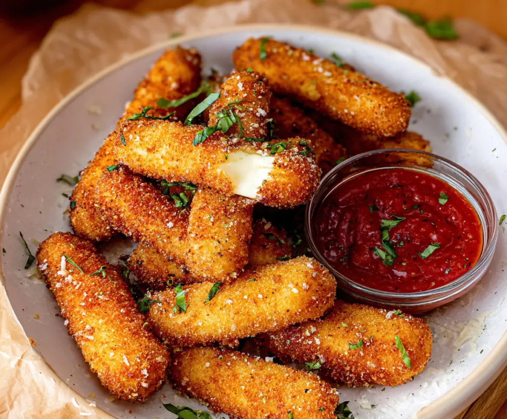 Homemade Mozzarella Sticks