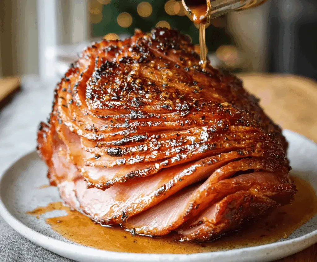 Honey-Garlic Spiral Ham