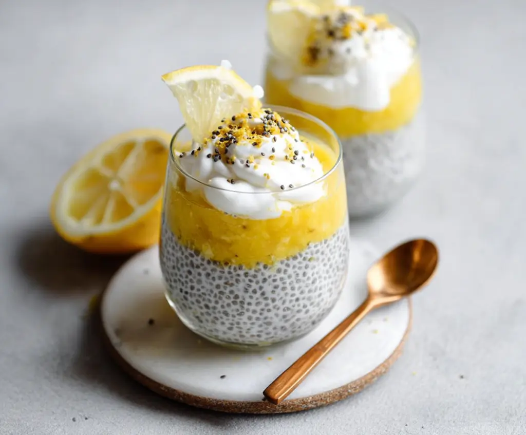 Lemon Cream Chia Pudding