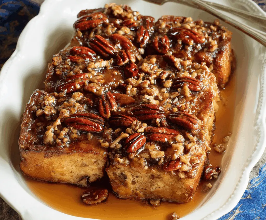 Maple Pecan French Toast Bake