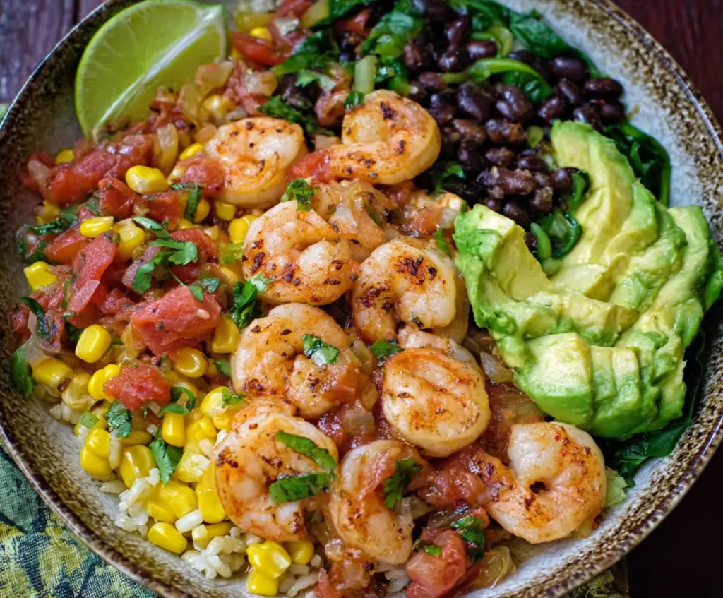 Mexican Shrimp Bowls