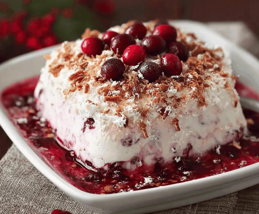 No-Bake Cranberry Yum Yum