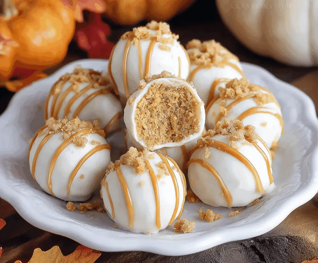 No Bake Pumpkin Cheesecake Balls Recipe