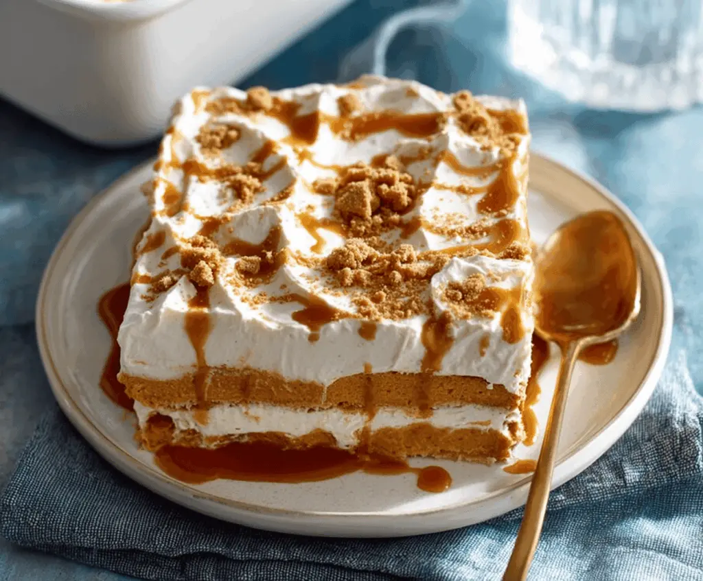 No Bake Pumpkin Icebox Cake