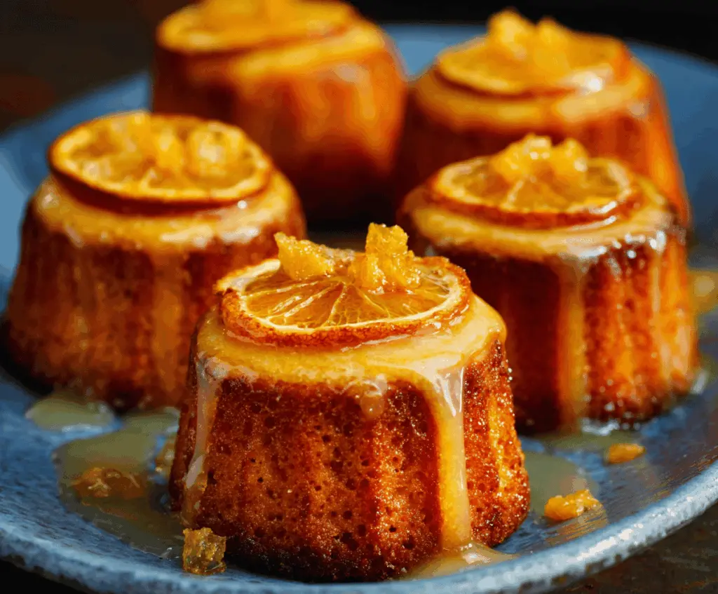 Orange Ginger Honey Cakes