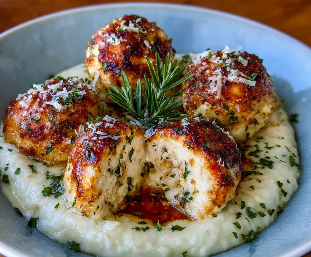 Parmesan Cloud Chicken Bombs