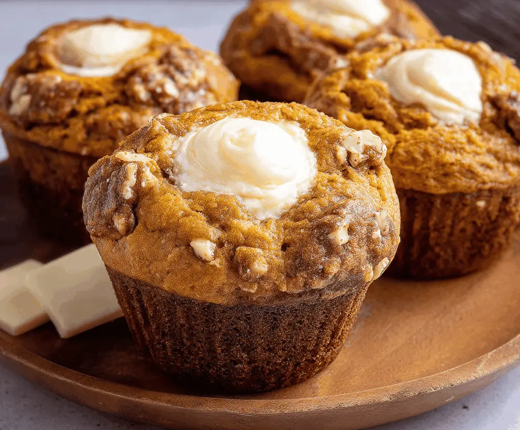Pumpkin Cream Cheese Muffins