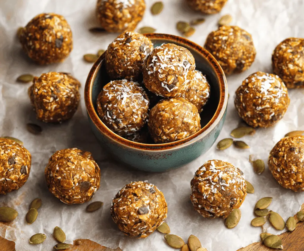 Pumpkin Spice Energy Bites