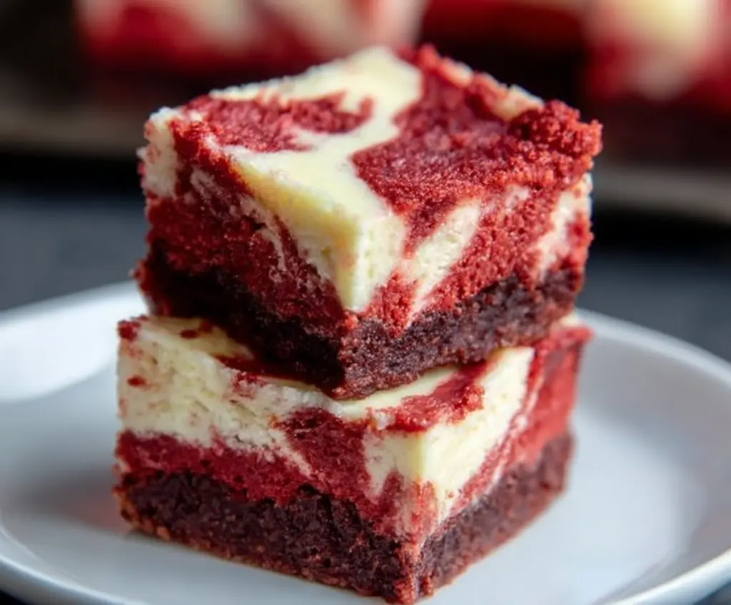 Red Velvet Cheesecake Bars