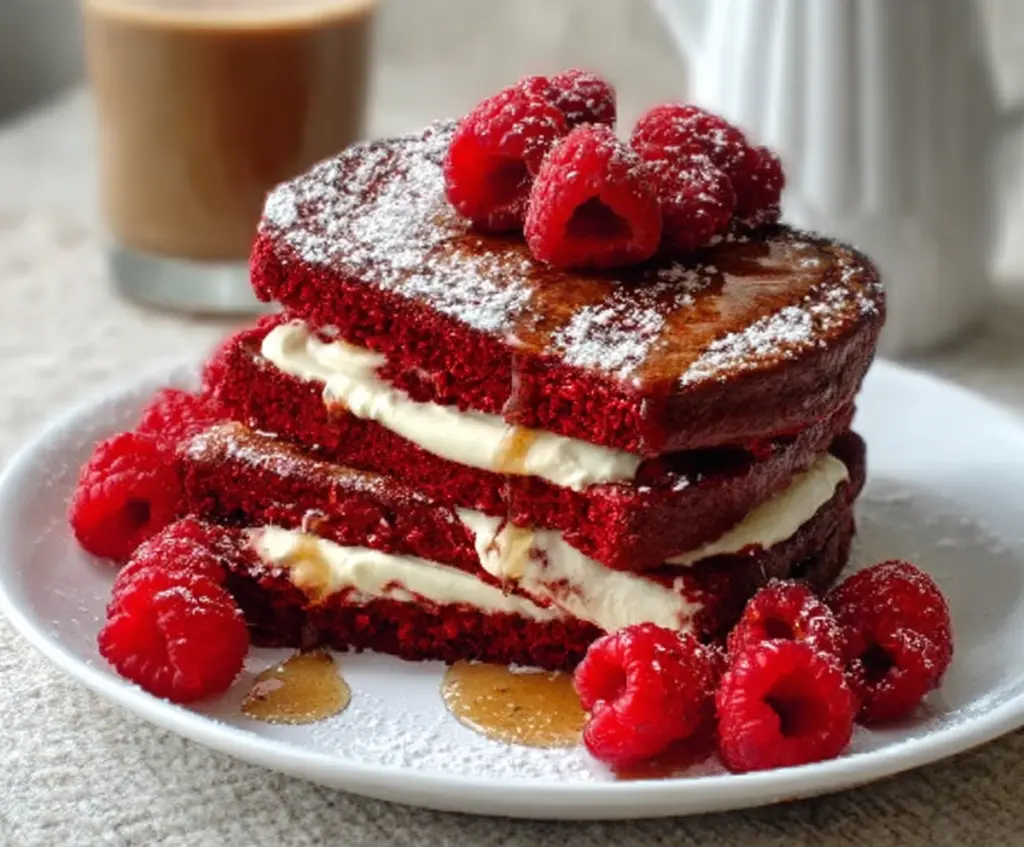 Red Velvet French Toast
